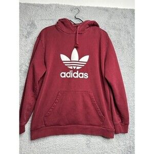 ADIDAS Spell‎ Out Hoodie | Medium | Sweatshirt Jumper Originals Trefoil Vintage